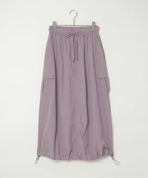 VENCEEXCHANGE（ヴァンスエクスチェンジ）の「ナイロンカーゴスカート/ドロスト付スカート（スカート・レディース・ベージュ/ブラック/ピンク/グリーン・FREE）」の16枚目の写真