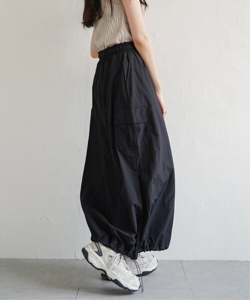 VENCEEXCHANGE（ヴァンスエクスチェンジ）の「ナイロンカーゴスカート/ドロスト付スカート（スカート・レディース・ベージュ/ブラック/ピンク/グリーン・FREE）」の20枚目の写真