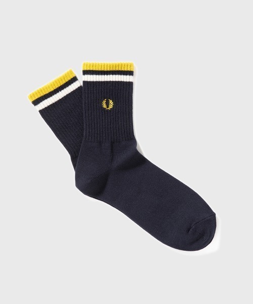 FRED PERRY(フレッドペリー)の「Tipped Short Socks/ティップラインショートソックス(ソックス/靴下・レディース・ブラック系その他/ダークグリーン/ネイビー/ブラック/ホワイト/グリーン/ブルー/ネイビー系/オリーブ/グリーン系その他/ブラック系その他2/ベージュ/グレー/グリーン系その他2/ブルー系その他・25/27/23-25/25-27)」の15枚目の写真