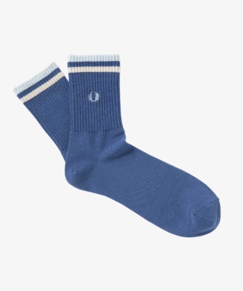 FRED PERRY(フレッドペリー)の「Tipped Short Socks/ティップラインショートソックス(ソックス/靴下・レディース・ブラック系その他/ダークグリーン/ネイビー/ブラック/ホワイト/グリーン/ブルー/ネイビー系/オリーブ/グリーン系その他/ブラック系その他2/ベージュ/グレー/グリーン系その他2/ブルー系その他・25/27/23-25/25-27)」の13枚目の写真