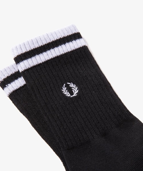 FRED PERRY(フレッドペリー)の「Tipped Short Socks/ティップラインショートソックス(ソックス/靴下・レディース・ブラック系その他/ダークグリーン/ネイビー/ブラック/ホワイト/グリーン/ブルー/ネイビー系/オリーブ/グリーン系その他/ブラック系その他2/ベージュ/グレー/グリーン系その他2/ブルー系その他・25/27/23-25/25-27)」の16枚目の写真