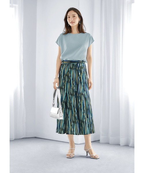 STYLE DELI(スタイルデリ)の「麻調リラックスブラウス(シャツ/ブラウス・レディース・ライトブルー/ネイビー/グレイッシュベージュ・FREE)」の9枚目の写真