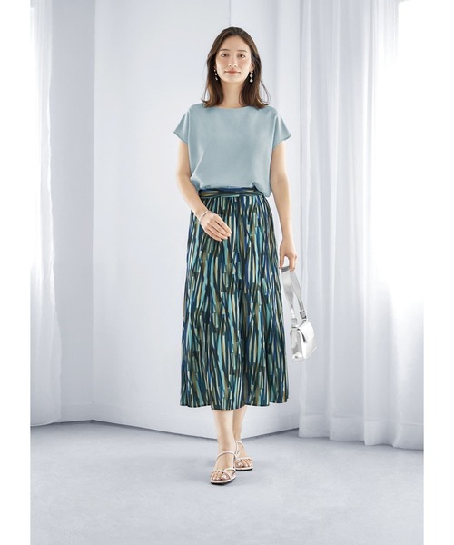 STYLE DELI(スタイルデリ)の「麻調リラックスブラウス(シャツ/ブラウス・レディース・ライトブルー/ネイビー/グレイッシュベージュ・FREE)」の19枚目の写真