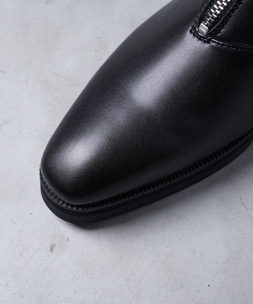 G.O.C（ジーオーシー）の「フロント ZIP ヒール ブーツ（ブーツ・メンズ・ブラック・SMALL/MEDIUM/LARGE）」の9枚目の写真
