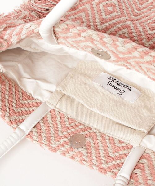 MAISON mou(メゾンムー)の「【Swaraj/スワラージ】JQ 2WAY Bag(ショルダーバッグ・レディース・ブラック/ピンク・FREE)」の6枚目の写真
