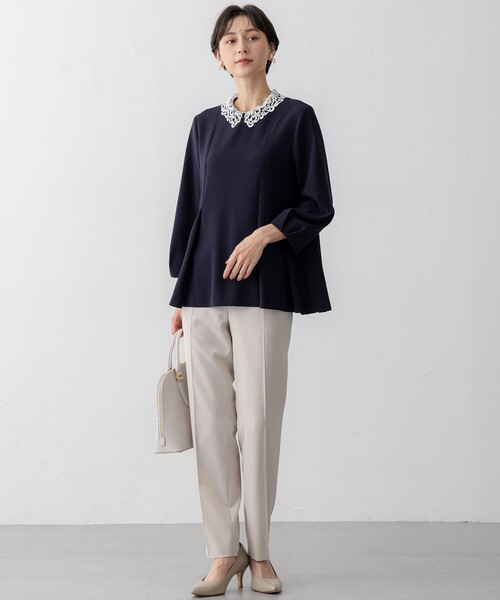 23区(ニジュウサンク)の「サブバッグ付き 2WAYラウンド トートバッグ(トートバッグ・レディース・ブラック系/ホワイト系/ベージュ系・F)」の15枚目の写真