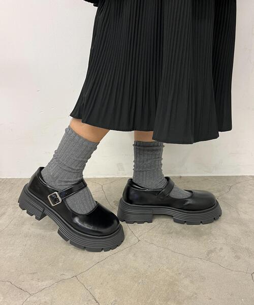 PHILLY(フィリー)の「【PHILLY】厚底メリージェーンシューズ(ドレスシューズ・レディース・ブラック・MEDIUM/SMALL)」の19枚目の写真