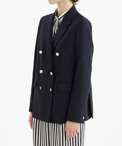 MACKINTOSH PHILOSOPHY（ﾏｯｷﾝﾄｯｼｭ ﾌｨﾛｿﾌｨｰ）の「ダブルブレストネイビーブレザー（テーラードジャケット・レディース・ダークネイビー・38/36）」の11枚目の写真