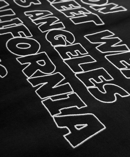 VISION STREET WEAR(ヴィジョンストリートウェア)の「【VISION STREET WEAR/ヴィジョンストリートウェア】ワンポイント サガラ刺繍ワッペン&バックブランドロゴ リンガーデザイン ロングスリーブTシャツ/ロンT(Tシャツ/カットソー・メンズ・ブラック×ホワイト/ホワイト×レッド/ホワイト×ブラック・L/XL/M)」の12枚目の写真