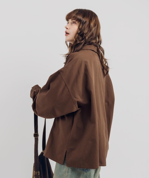 MUHET(ミュエータ)の「スキッパーシャツ(シャツ/ブラウス・レディース・ブラック/ブラウン・MEDIUM/X-LARGE)」の22枚目の写真