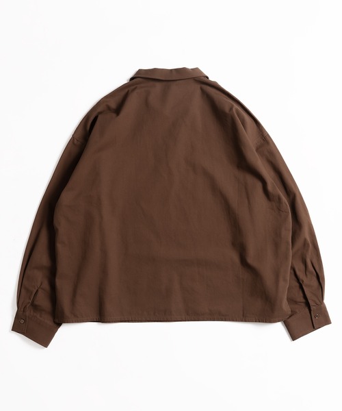 MUHET(ミュエータ)の「スキッパーシャツ(シャツ/ブラウス・レディース・ブラック/ブラウン・MEDIUM/X-LARGE)」の18枚目の写真