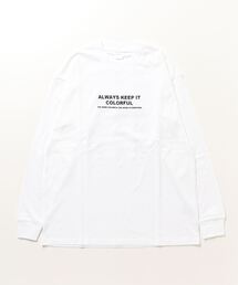 ピーナッツ コットンバックプリントロングTシャツ