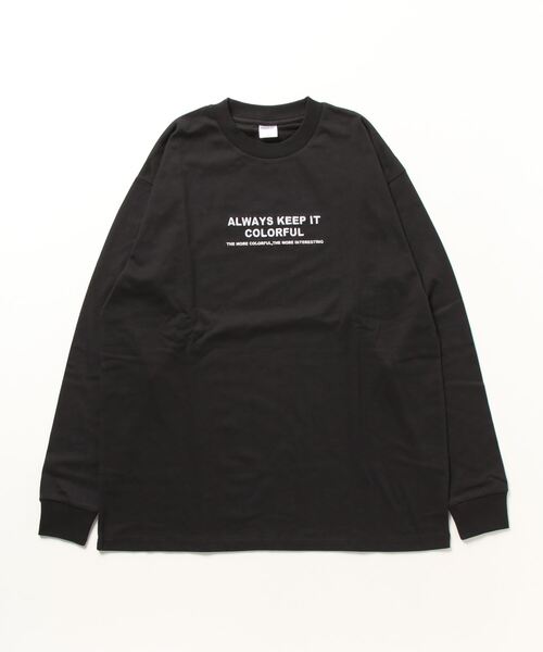 PEANUTS(ピーナッツ)の「ピーナッツ コットンバックプリントロングTシャツ(Tシャツ/カットソー・メンズ・ブラック/ホワイト・LL/M/S/L/3L)」の2枚目の写真