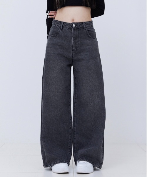 heavy. ストレートデニムパンツ ハイウエストストレートデニムパンツ[gm297] | レディース