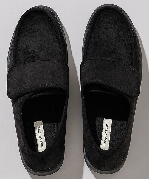 FREAK'S STORE(フリークスストア)の「限定展開 フェイクスエード ワイドベルト モカシン/モックシューズ(スニーカー・メンズ・キャメル/ベージュ/ブラック・24.0cm/25.0cm/28.0cm/26.0cm/27.0cm/23.0cm)」の4枚目の写真