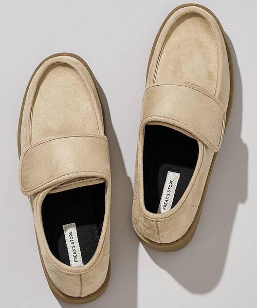 FREAK'S STORE(フリークスストア)の「限定展開 フェイクスエード ワイドベルト モカシン/モックシューズ(スニーカー・メンズ・キャメル/ベージュ/ブラック・24.0cm/25.0cm/28.0cm/26.0cm/27.0cm/23.0cm)」の15枚目の写真