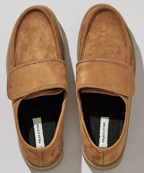 FREAK'S STORE(フリークスストア)の「限定展開 フェイクスエード ワイドベルト モカシン/モックシューズ(スニーカー・メンズ・キャメル/ベージュ/ブラック・24.0cm/25.0cm/28.0cm/26.0cm/27.0cm/23.0cm)」の16枚目の写真