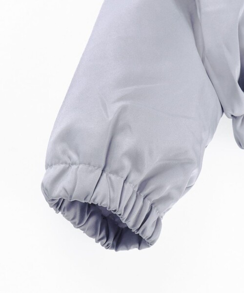 BRANSHES（ブランシェス）の「ビッグ衿ウィンドブレーカー（ナイロンジャケット・キッズ・ブラック/ラベンダー・130/110/90/100/150/120/140）」の20枚目の写真