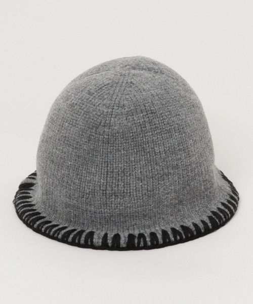 RAGEBLUE(レイジブルー)の「ハンドステッチ/ニットバケットハット(ハット・メンズ・ブラック/グレー・FREE)」の11枚目の写真