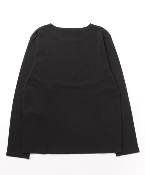 HONEYSUCKLE ROSE(ハニーサックルローズ)の「【HONEYSUCKLE ROSE】レギュラークルーロンT(Tシャツ/カットソー・レディース・ブラック/ホワイト・M/L/S)」の3枚目の写真