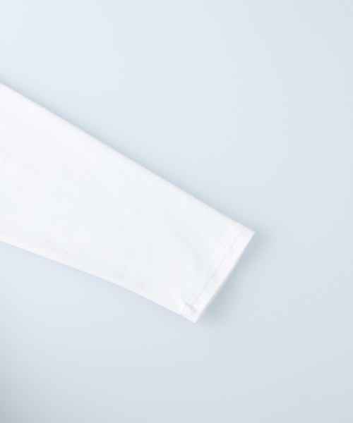 HONEYSUCKLE ROSE(ハニーサックルローズ)の「【HONEYSUCKLE ROSE】レギュラークルーロンT(Tシャツ/カットソー・レディース・ブラック/ホワイト・M/L/S)」の7枚目の写真