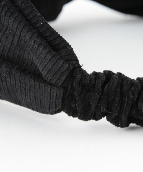 Ray BEAMS（レイビームス）の「Ctrl freak / コーデュロイ ヘア バンド（ヘアバンド・レディース・ブラック/ピンク/ブルー・ONE SIZE）」の11枚目の写真