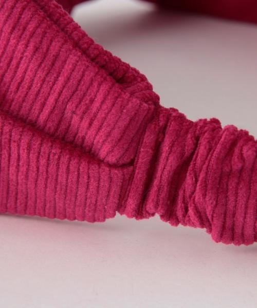 Ray BEAMS（レイビームス）の「Ctrl freak / コーデュロイ ヘア バンド（ヘアバンド・レディース・ブラック/ピンク/ブルー・ONE SIZE）」の4枚目の写真