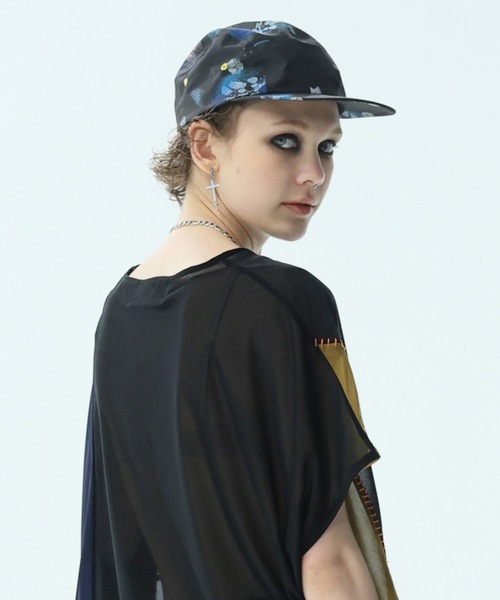 bedsidedrama（ベットサイドドラマ）の「Poltergeist Jet Cap（キャップ・レディース・ブラック/ライトグレー・1）」の2枚目の写真