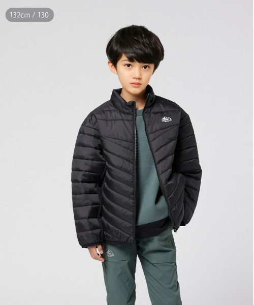 CAMP7(キャンプセブン)の「【CAMP7】【EAZYP】薄中綿スタンドジャケット(ブルゾン・キッズ・ブラック/ブルー・160/150/140/120/130/110)」の1枚目の写真