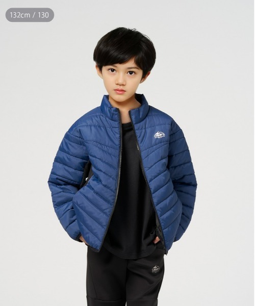 CAMP7(キャンプセブン)の「【CAMP7】【EAZYP】薄中綿スタンドジャケット(ブルゾン・キッズ・ブラック/ブルー・160/150/140/120/130/110)」の8枚目の写真