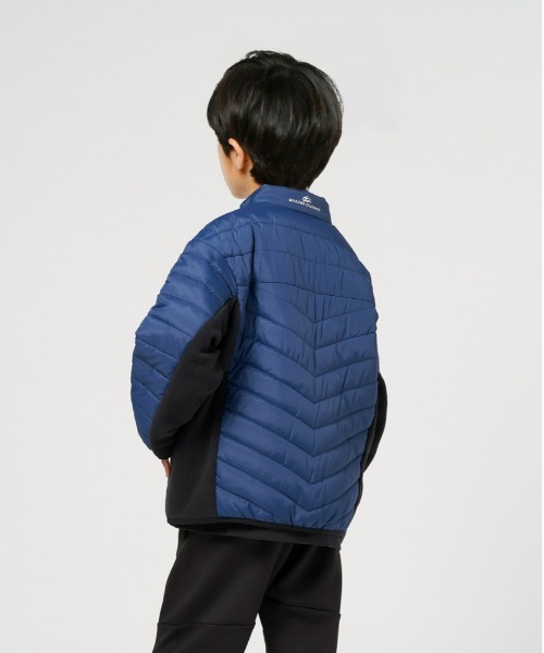 CAMP7(キャンプセブン)の「【CAMP7】【EAZYP】薄中綿スタンドジャケット(ブルゾン・キッズ・ブラック/ブルー・160/150/140/120/130/110)」の9枚目の写真