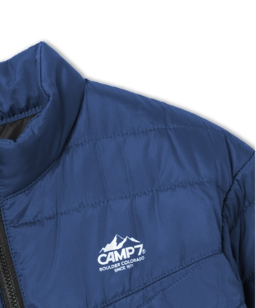 CAMP7(キャンプセブン)の「【CAMP7】【EAZYP】薄中綿スタンドジャケット(ブルゾン・キッズ・ブラック/ブルー・160/150/140/120/130/110)」の18枚目の写真