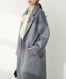 natural couture | ニットシャギー袖タックチェスターコート(チェスターコート)