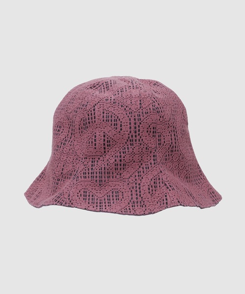 SASQUATCHfabrix.(サスクワァッチファブリックス)の「“LOVE & PEACE” LACE TULIPE HAT(ハット・メンズ・ベージュ系その他/オリーブ/パープル系その他・FREE)」の3枚目の写真