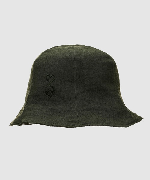 SASQUATCHfabrix.(サスクワァッチファブリックス)の「“LOVE & PEACE” LACE TULIPE HAT(ハット・メンズ・ベージュ系その他/オリーブ/パープル系その他・FREE)」の13枚目の写真