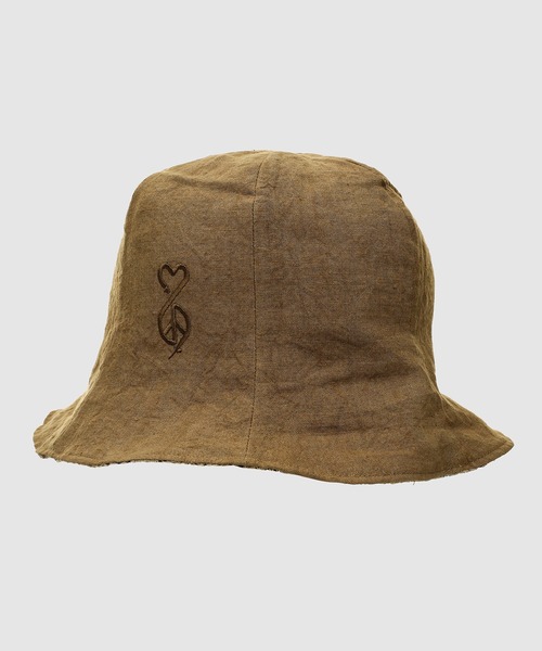 SASQUATCHfabrix.(サスクワァッチファブリックス)の「“LOVE & PEACE” LACE TULIPE HAT(ハット・メンズ・ベージュ系その他/オリーブ/パープル系その他・FREE)」の11枚目の写真