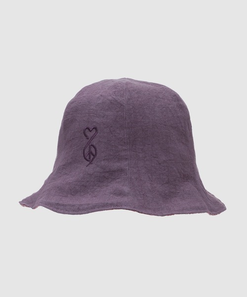 SASQUATCHfabrix.(サスクワァッチファブリックス)の「“LOVE & PEACE” LACE TULIPE HAT(ハット・メンズ・ベージュ系その他/オリーブ/パープル系その他・FREE)」の14枚目の写真