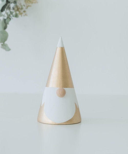 URBAN RESEARCH DOORS（アーバンリサーチドアーズ）の「shesay　マンゴーウッド トムテオブジェ L（インテリア雑貨・レディース・シルバー/ゴールド・LARGE）」の3枚目の写真