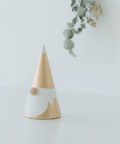 URBAN RESEARCH DOORS（アーバンリサーチドアーズ）の「shesay　マンゴーウッド トムテオブジェ L（インテリア雑貨・レディース・シルバー/ゴールド・LARGE）」の4枚目の写真