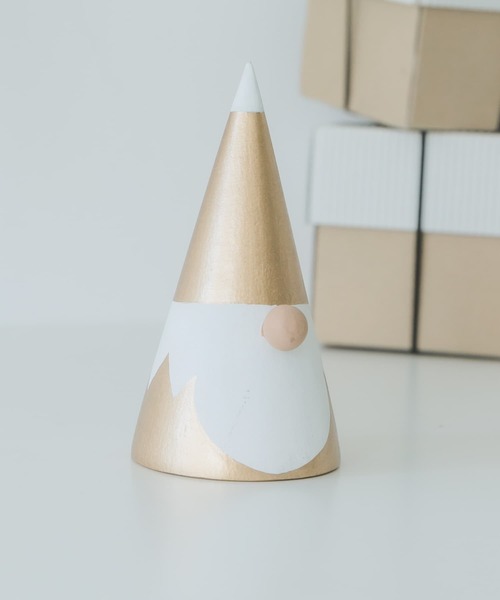 URBAN RESEARCH DOORS（アーバンリサーチドアーズ）の「shesay　マンゴーウッド トムテオブジェ L（インテリア雑貨・レディース・シルバー/ゴールド・LARGE）」の5枚目の写真