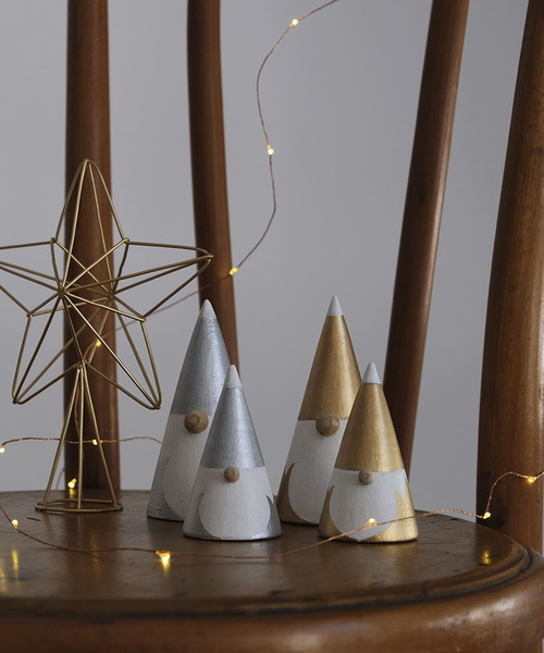 URBAN RESEARCH DOORS（アーバンリサーチドアーズ）の「shesay　マンゴーウッド トムテオブジェ L（インテリア雑貨・レディース・シルバー/ゴールド・LARGE）」の13枚目の写真