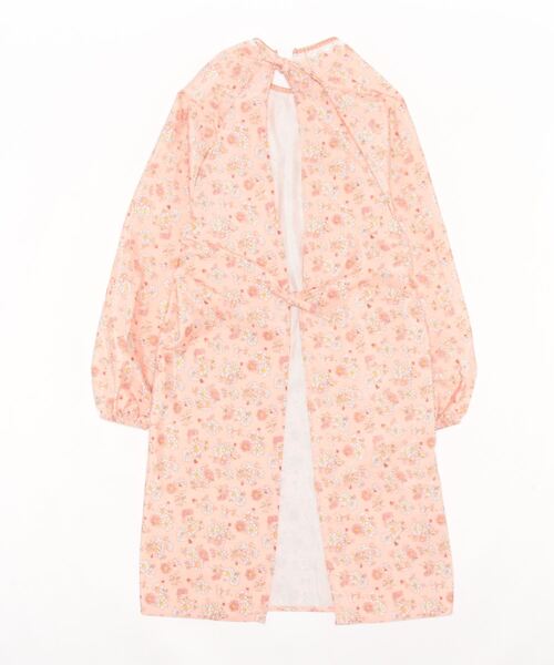 MAISON DE THERESE(メゾン ド テレーズ)の「花柄かっぽう着ロングエプロン(エプロン・レディース・ピンク/グリーン/ブルー・FREE)」の4枚目の写真