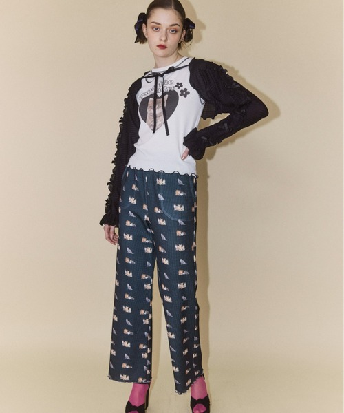 Candy Stripper（キャンディストリッパー）の「GOOD THE CANDYS RIB トップス（Tシャツ/カットソー・レディース・ピンク/オフホワイト/ブラック・2）」の15枚目の写真