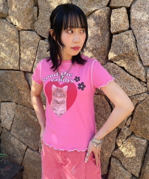 Candy Stripper GOOD THE CANDYS RIB トップス Candy Stripper GOOD THE CANDYS RIB トップス