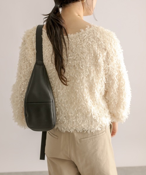 RIVE DROITE（リヴドロワ）の「フェザーブラウス（シャツ/ブラウス・レディース・グリーン/アイボリー・FREE）」の14枚目の写真