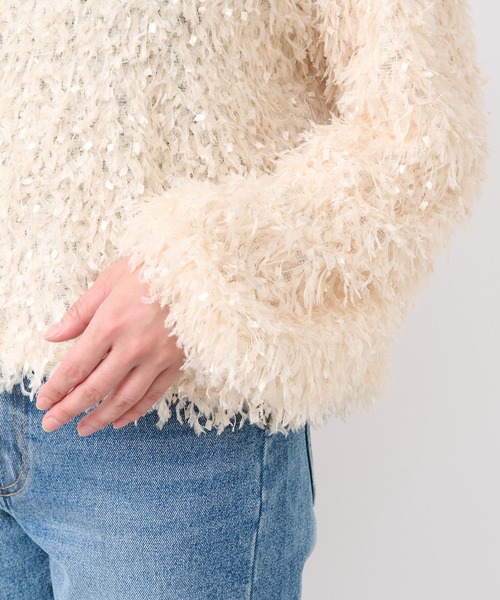 RIVE DROITE（リヴドロワ）の「フェザーブラウス（シャツ/ブラウス・レディース・グリーン/アイボリー・FREE）」の16枚目の写真