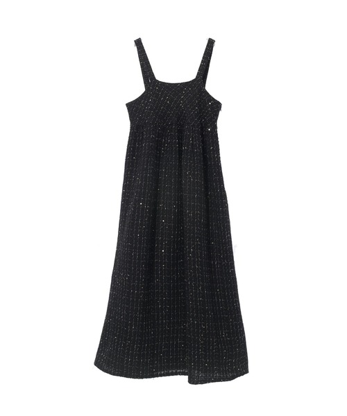 fifth(フィフス)の「ツイードキャミワンピース(ワンピース・レディース・ブラック・M)」の6枚目の写真
