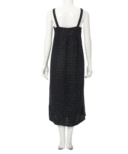 fifth(フィフス)の「ツイードキャミワンピース(ワンピース・レディース・ブラック・M)」の9枚目の写真