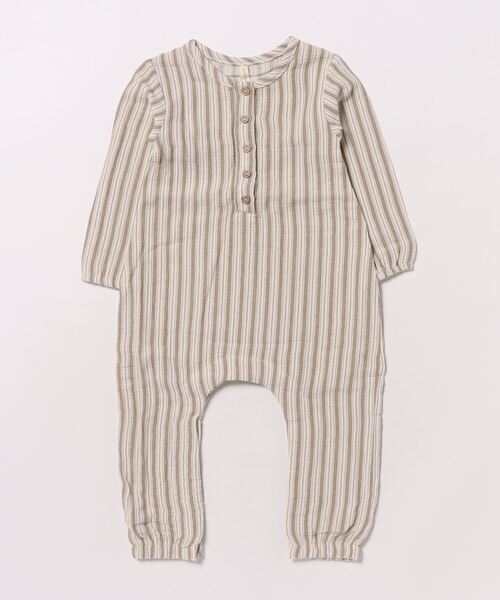【セール】★Quincy Mae★WOVEN JUMPSUIT | FERN STRIPE（その他ベビー用品）｜Quincy Mae（クインシーメイ） 5,752円