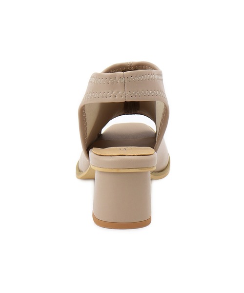 ROPE' PICNIC(ロペピクニック)の「オープントゥスソフトトレッチバックスリングミュール(サンダル・レディース・ブラック/ベージュ系その他・23.0cm/23.5cm/24.0cm/24.5cm)」の10枚目の写真